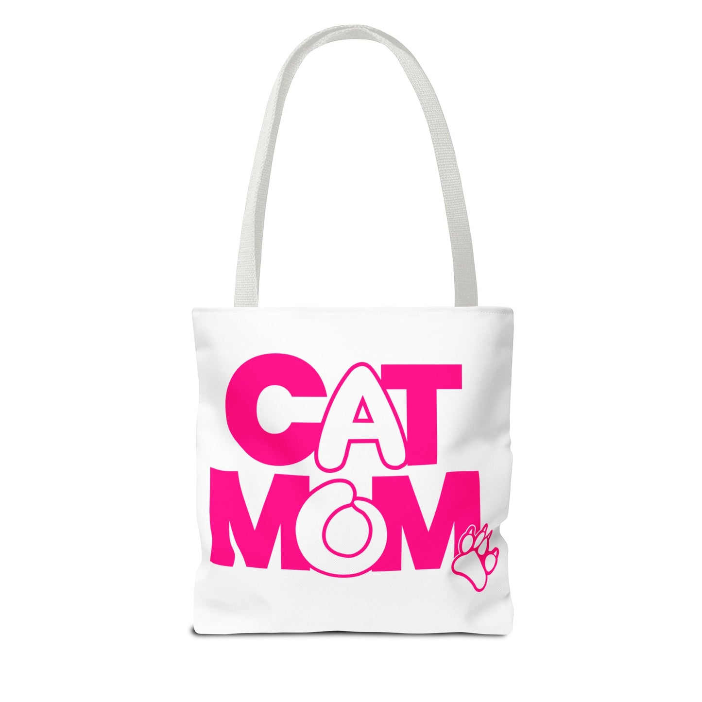 Cat mom pink Tote Bag