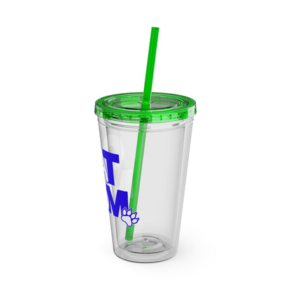 Cat mom blue Insulated Cup