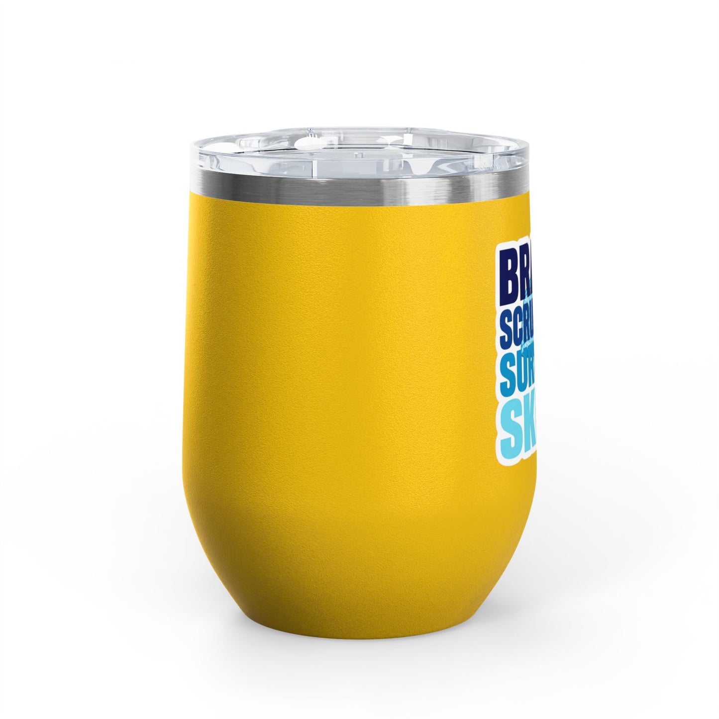 Brains, scrubs and surgical skills blue Tumbler