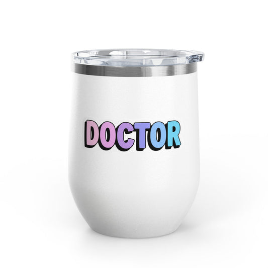 DOCTOR faux sticker Tumbler