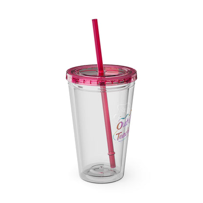 Out of office teacher edition Clear Insulated Cup