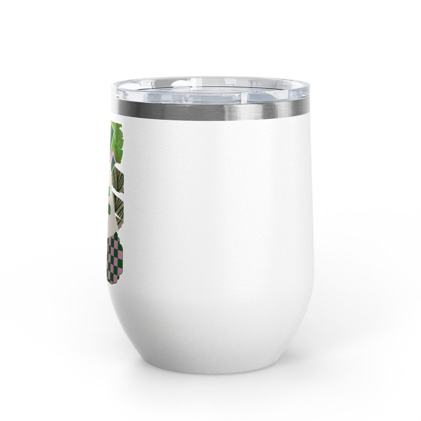 Matcha made me do it Wine Tumbler