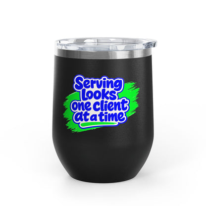 Serving looks one client at a time Tumbler