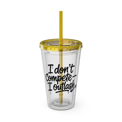 I don't compete I outlash Clear Insulated Cup