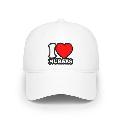 I love nurses Baseball Cap