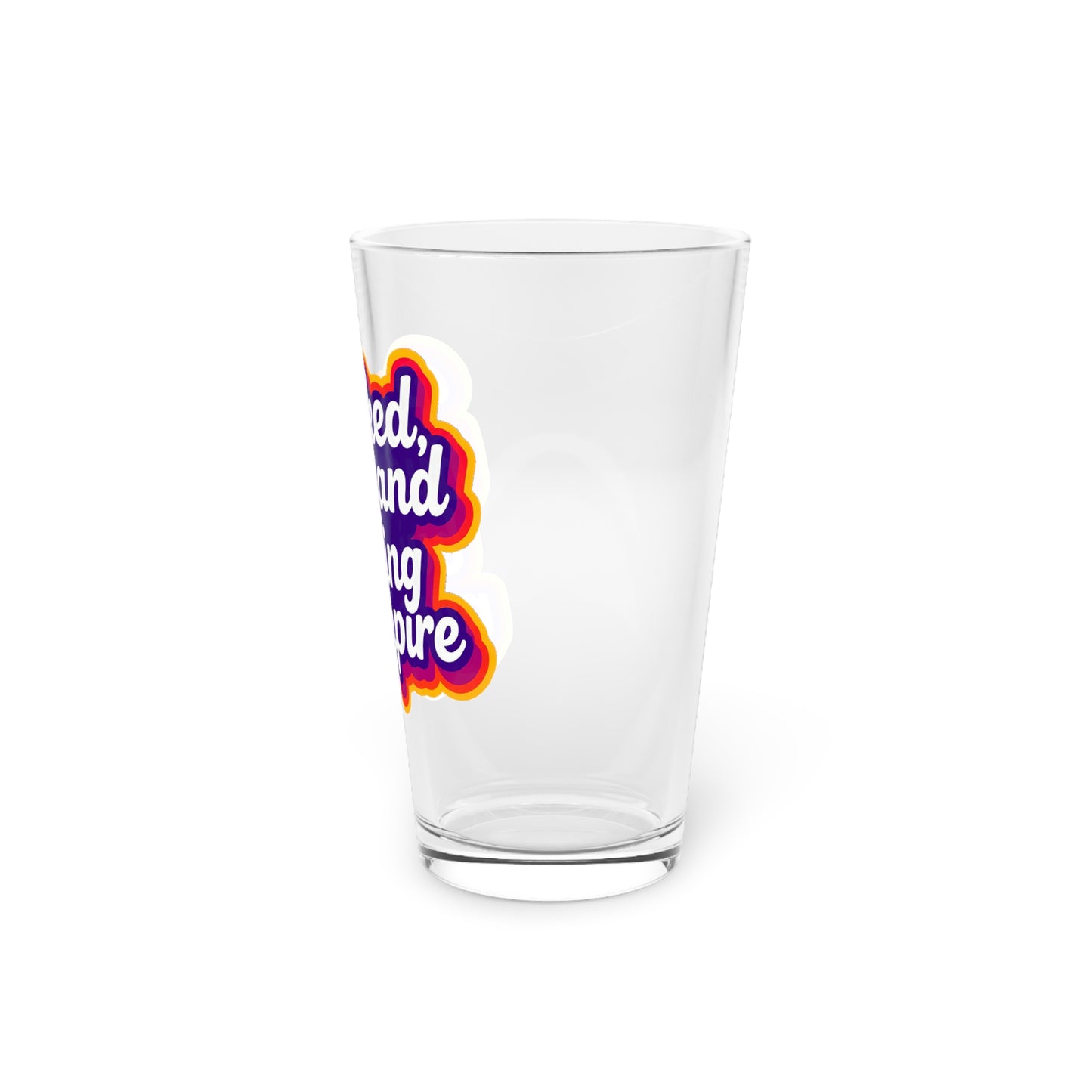 Booked, busy, and building my empire Beer Glass