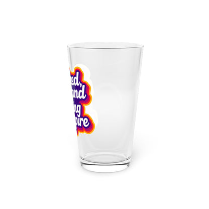 Booked, busy, and building my empire Beer Glass