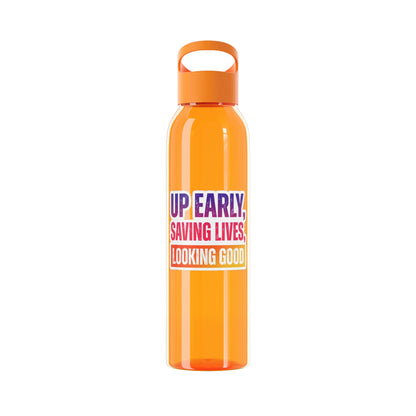 Up early, saving lives, looking good Water Bottle
