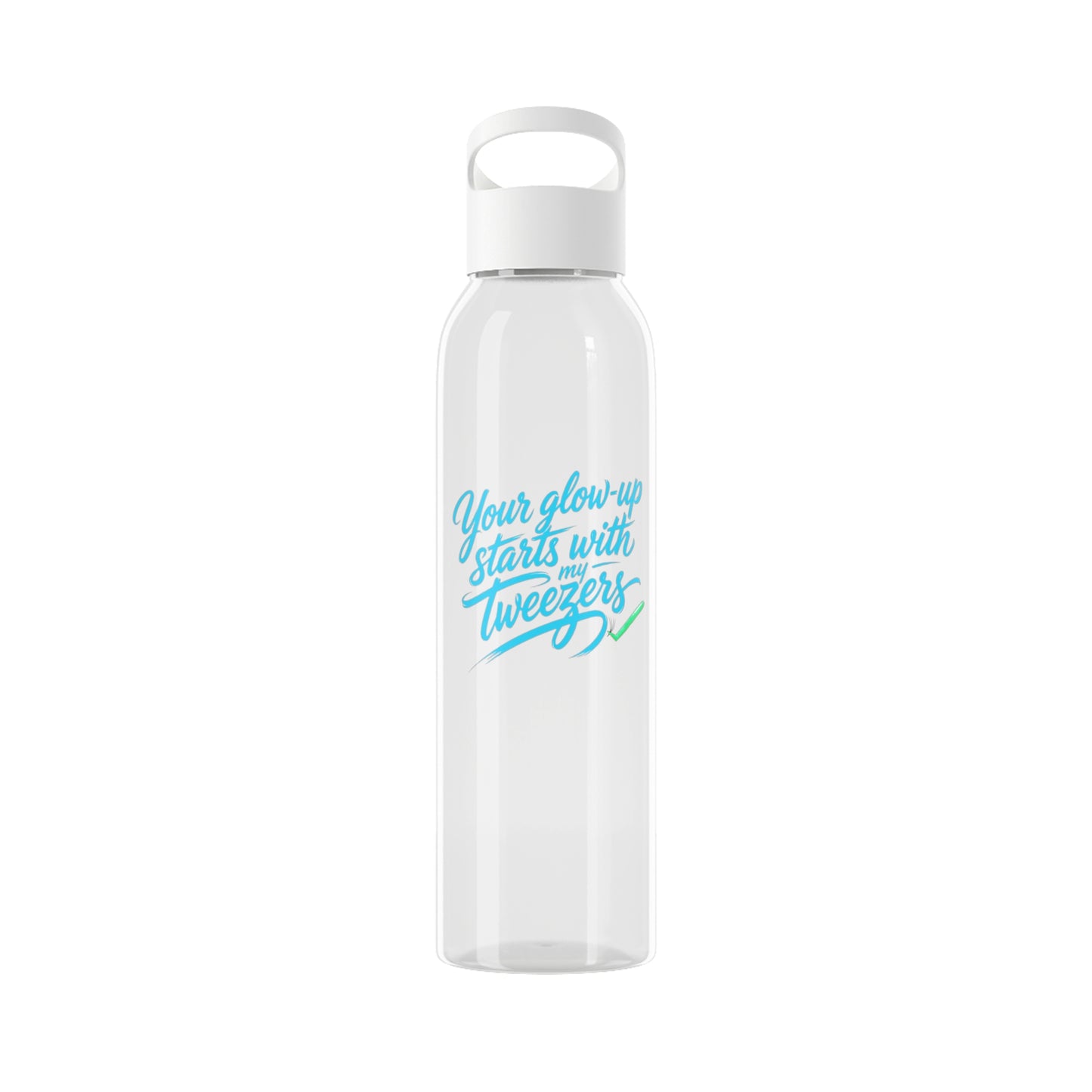 Your glow up starts with my tweezers Water Bottle