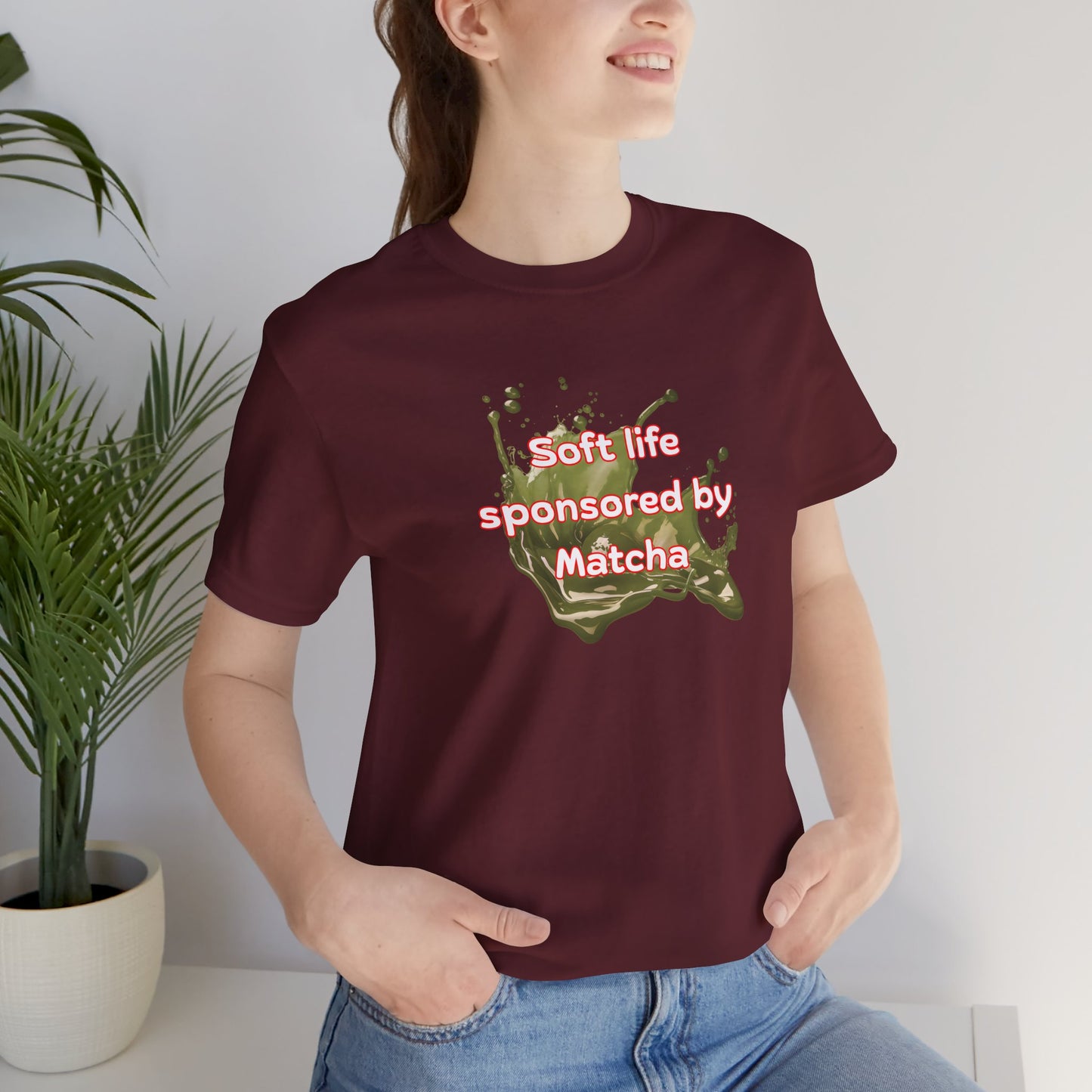 Soft life sponsored by Matcha T-shirt