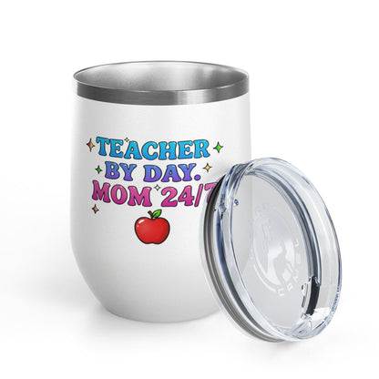 Teacher by day mom 24/7 Tumbler