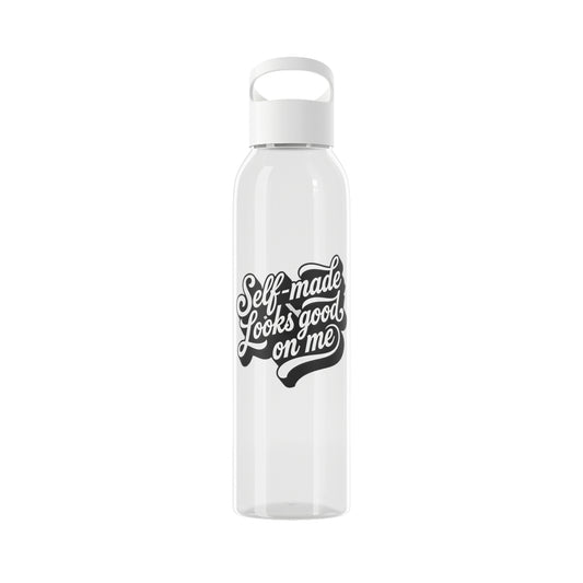 Self-made looks good on me Water Bottle
