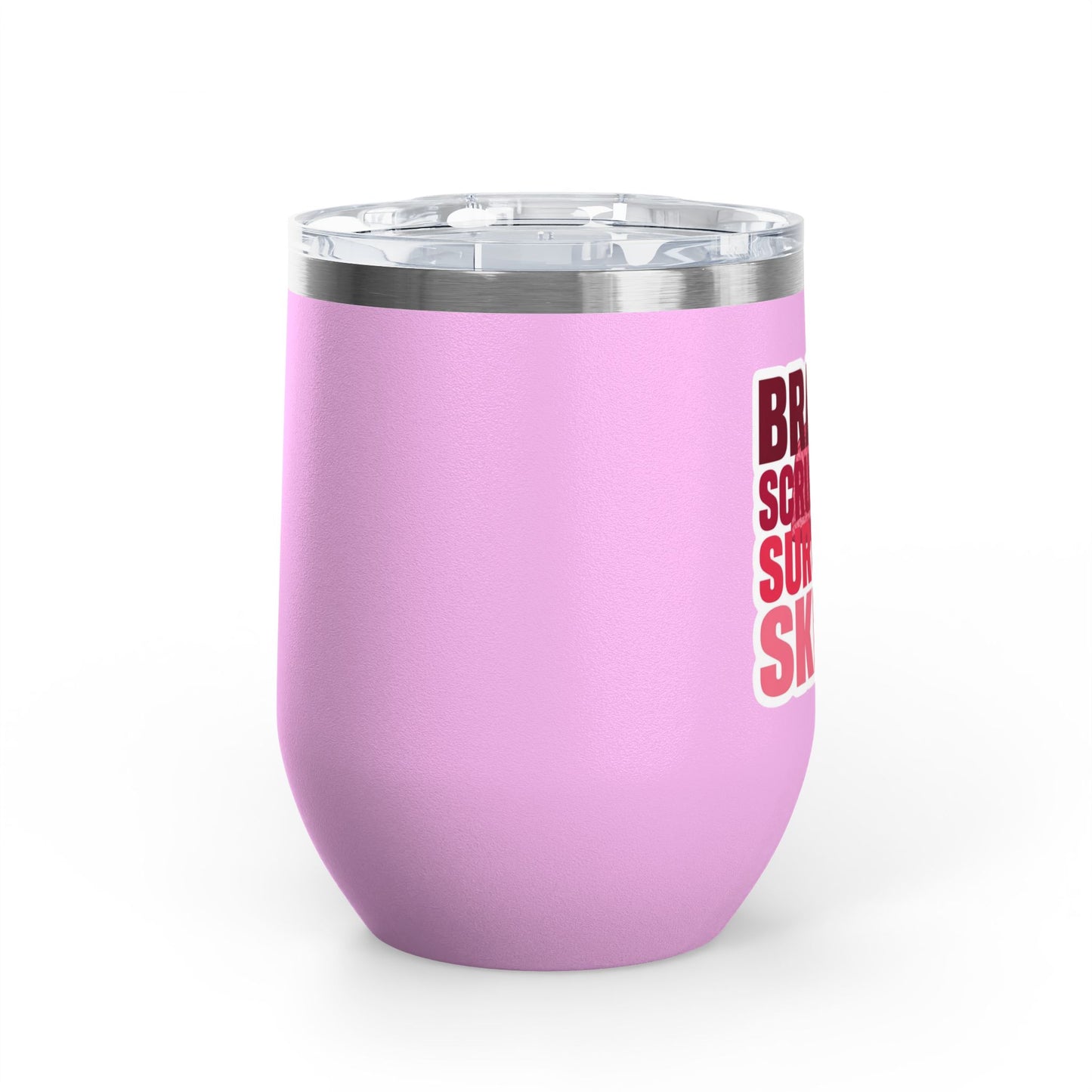 Brains, scrubs and surgical skills pink Tumbler
