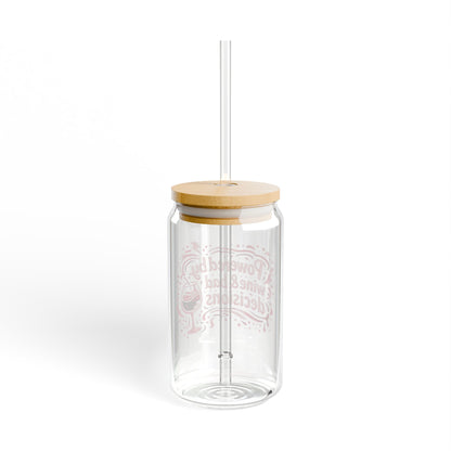 Powered by wine and bad decisions Sipper Glass