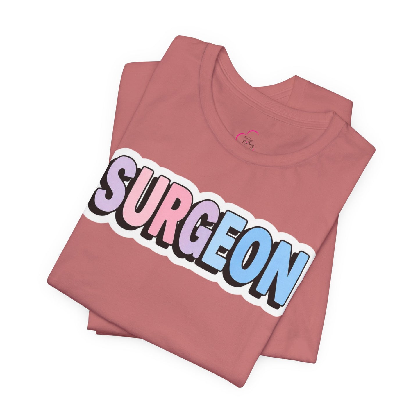 SURGEON faux sticker T-shirt