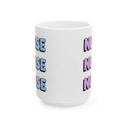 NURSE faux sticker Mug