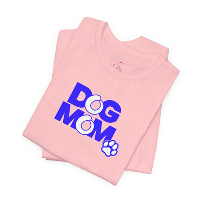 Dog mom blue T-shirt