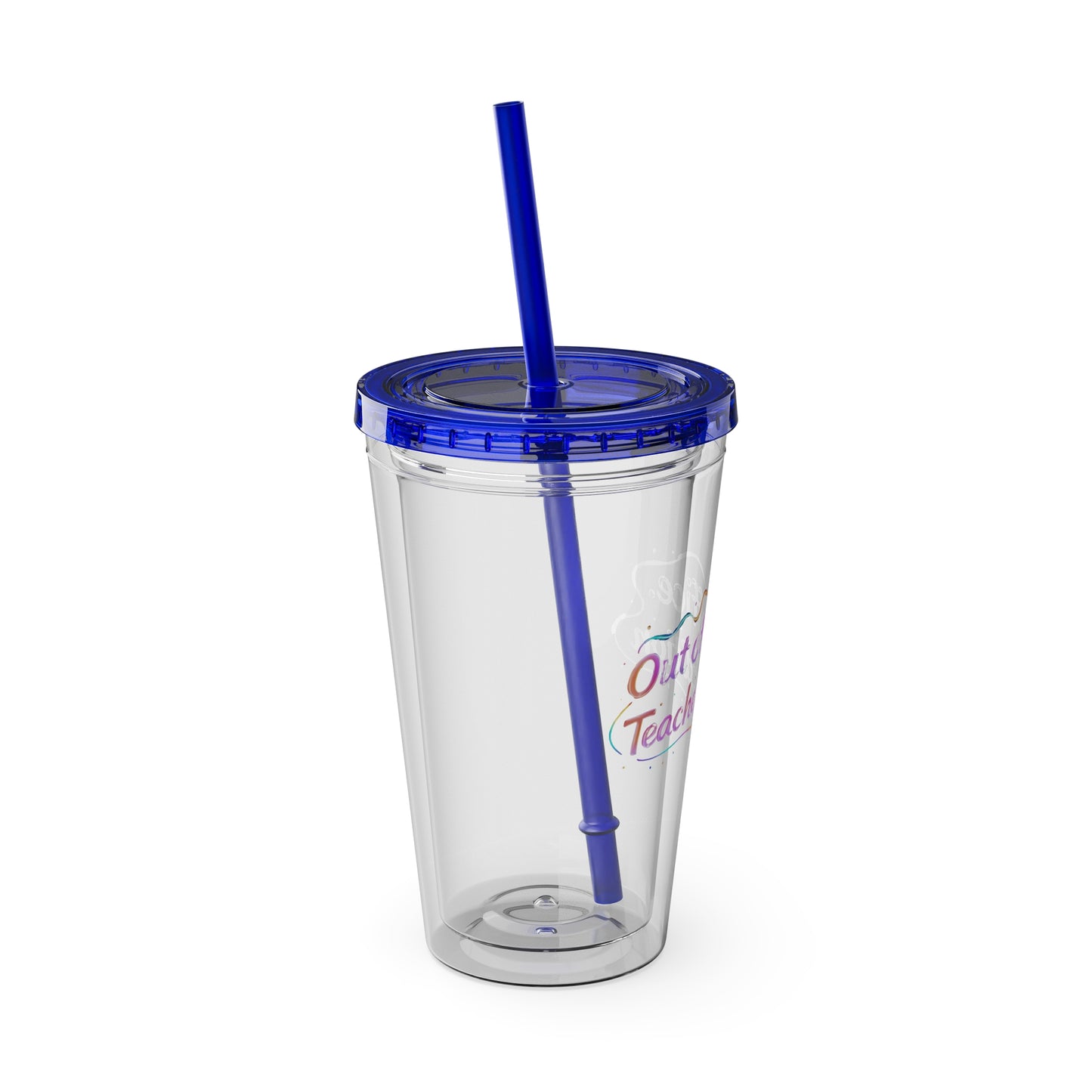 Out of office teacher edition Clear Insulated Cup