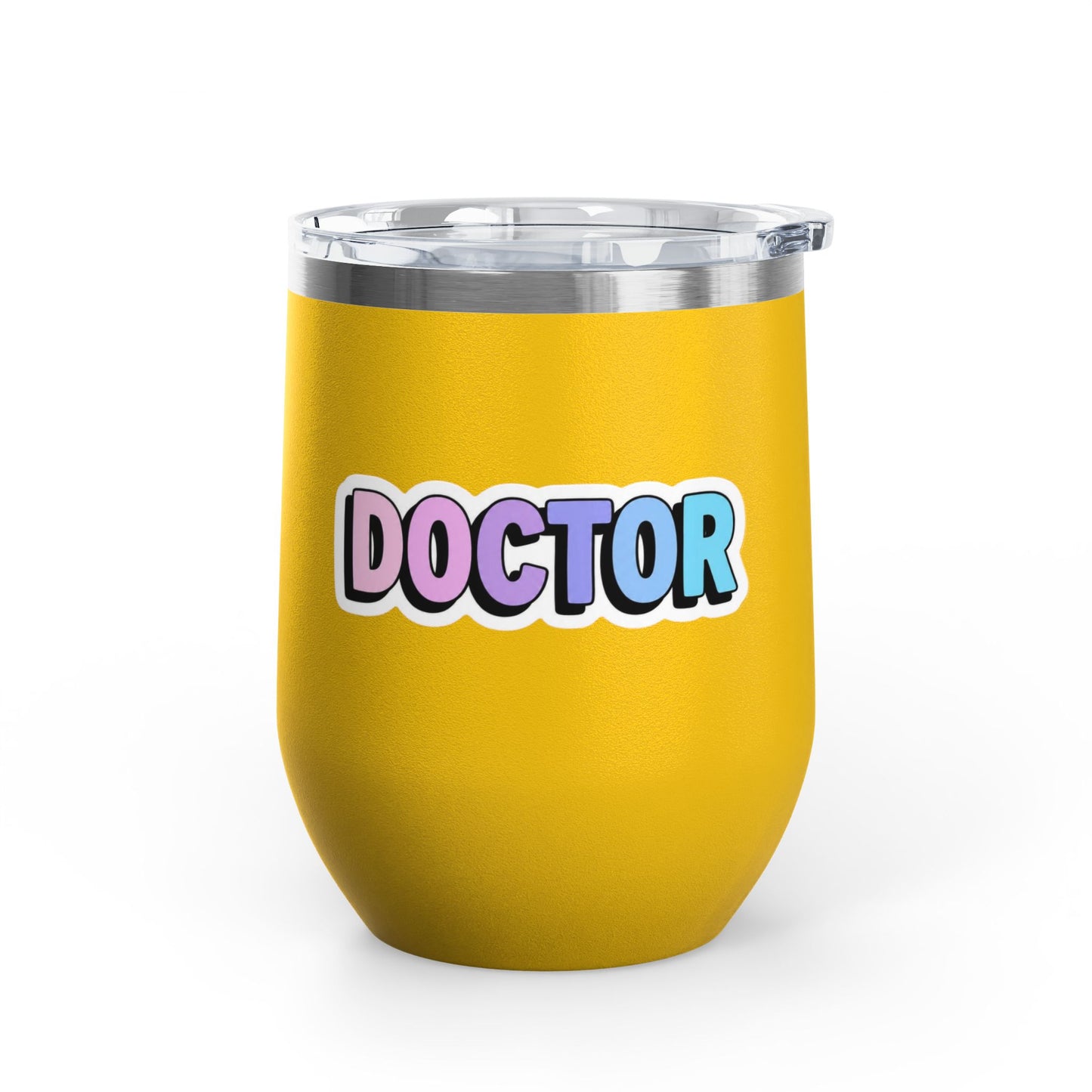 DOCTOR faux sticker Tumbler