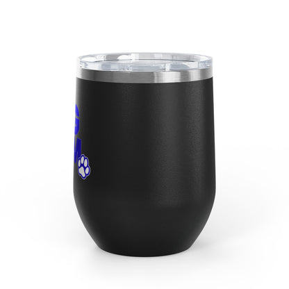 Dog mom blue Tumbler