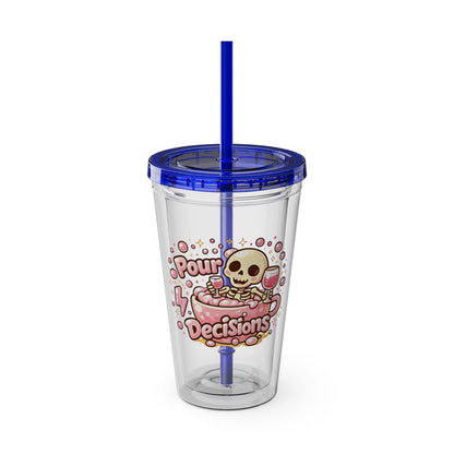 Pour decisions Clear Insulated Cup