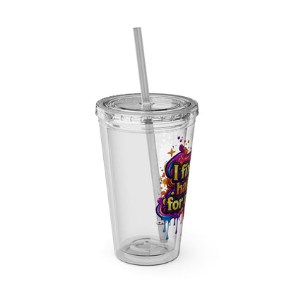 I fix bad hair days for a living Clear Insulated Cup