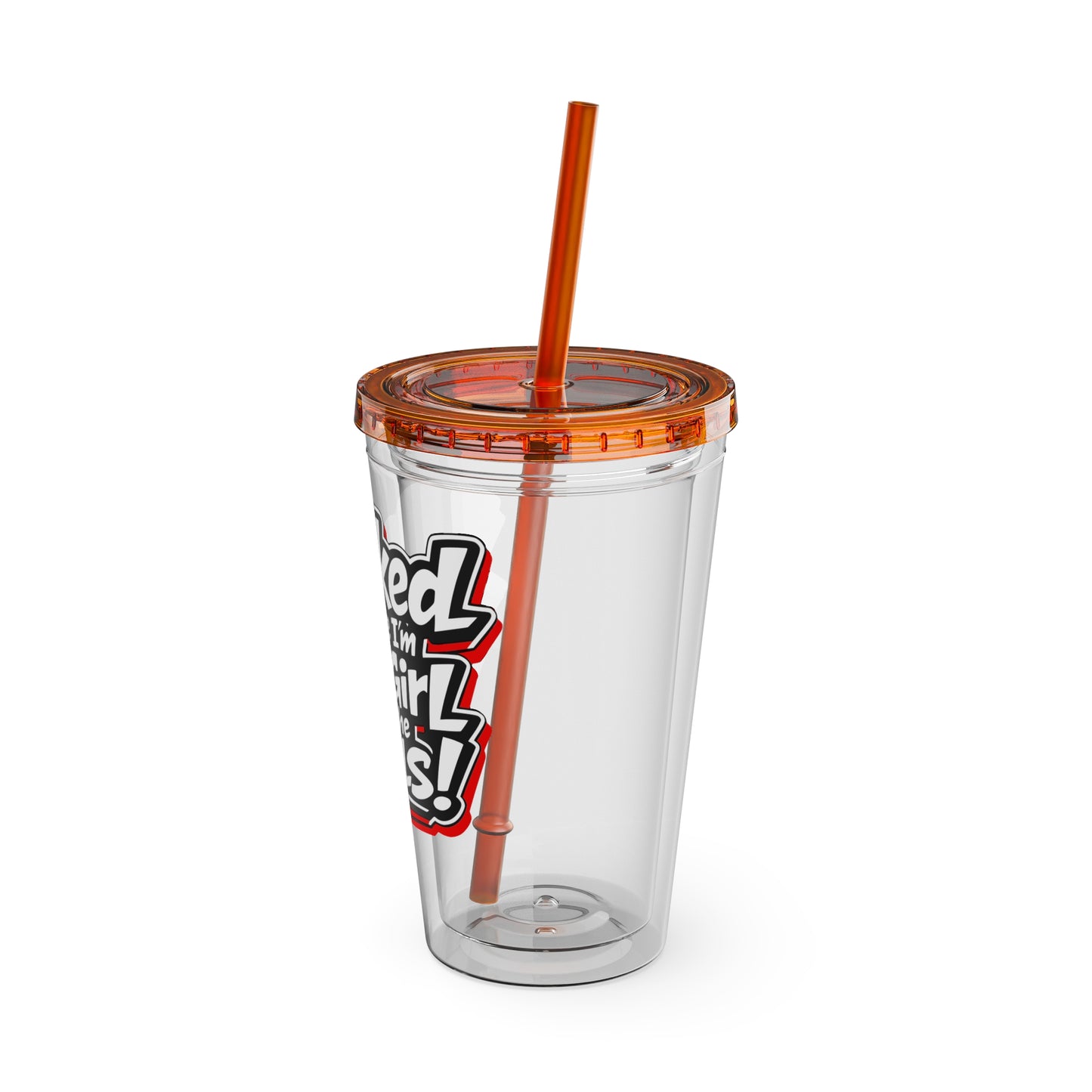 Booked because I'm that girl with the nails Clear Insulated Cup