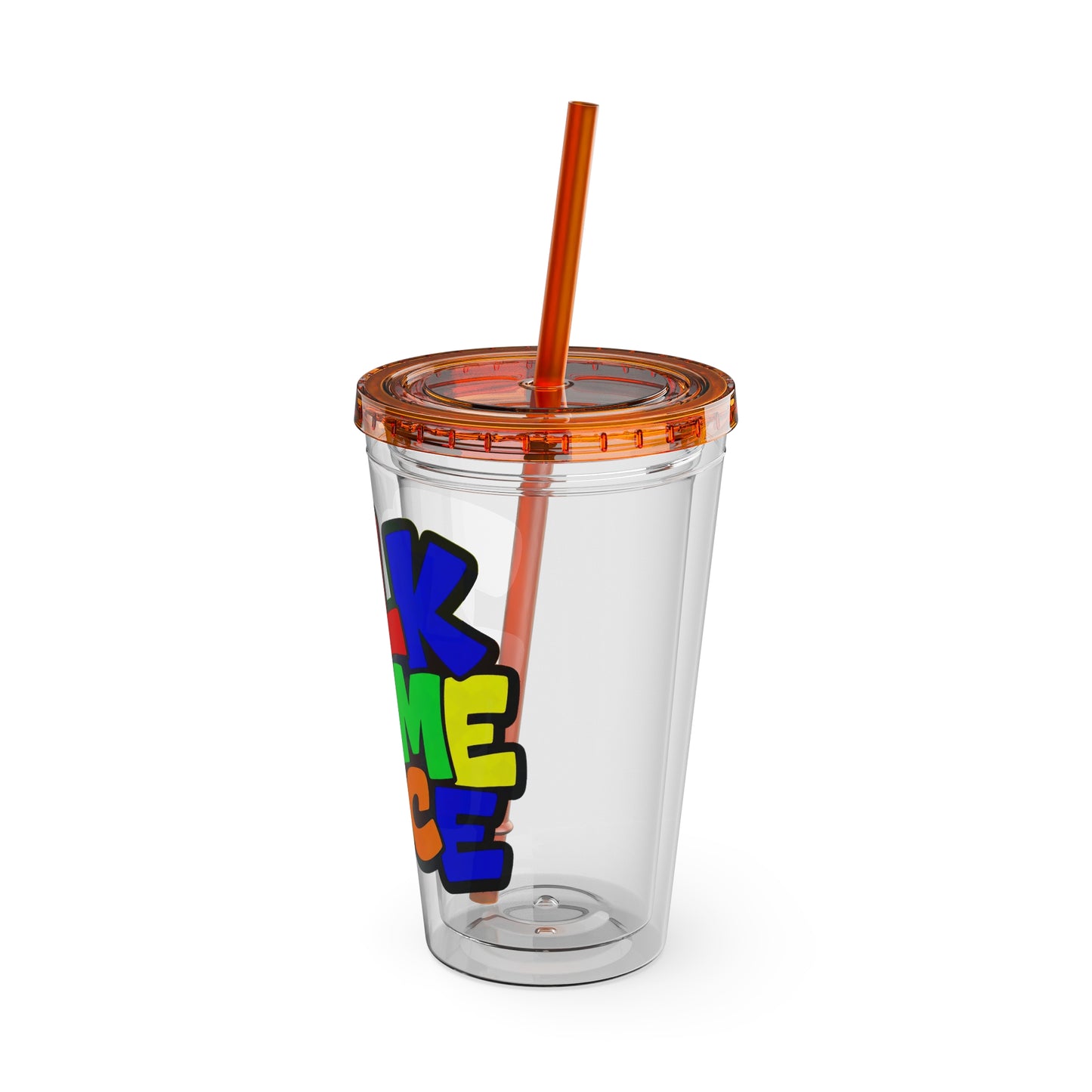 Talk to me nice Clear Insulated Cup