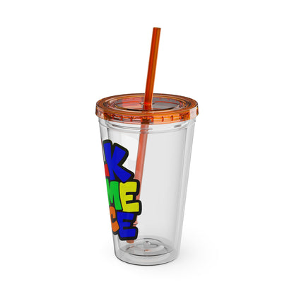 Talk to me nice Clear Insulated Cup