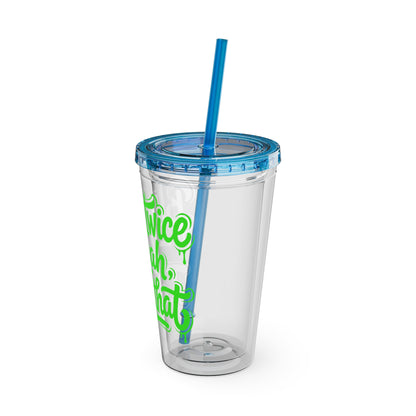 Blink twice yeah I did that Clear Insulated Cup