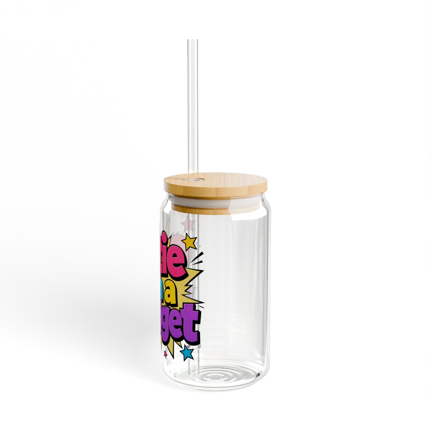Cutie on a budget Sipper Glass