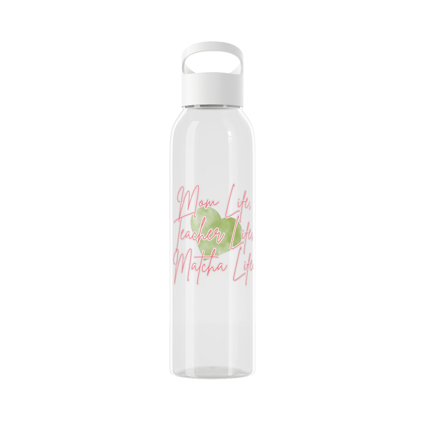 Mom Life, Teacher Life, Matcha Life Water Bottle