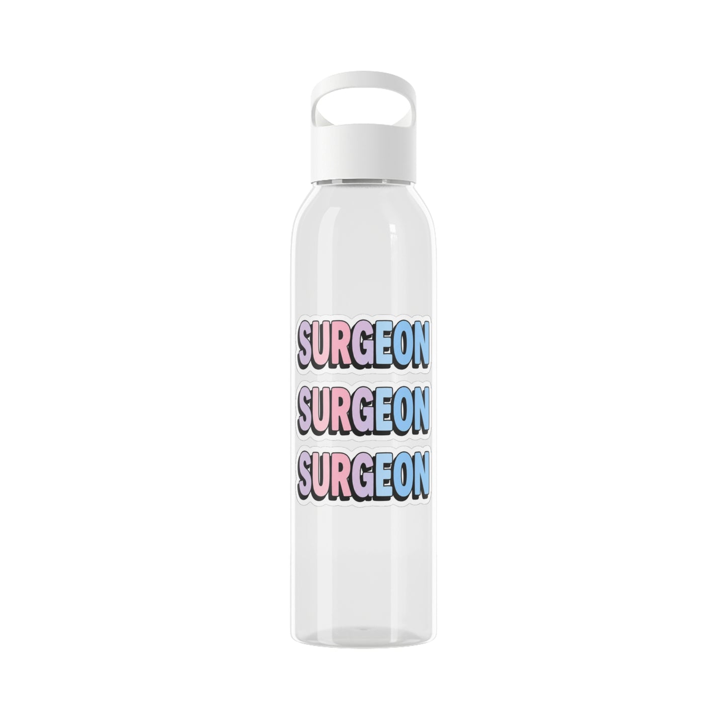 SURGEON faux sticker Water Bottle