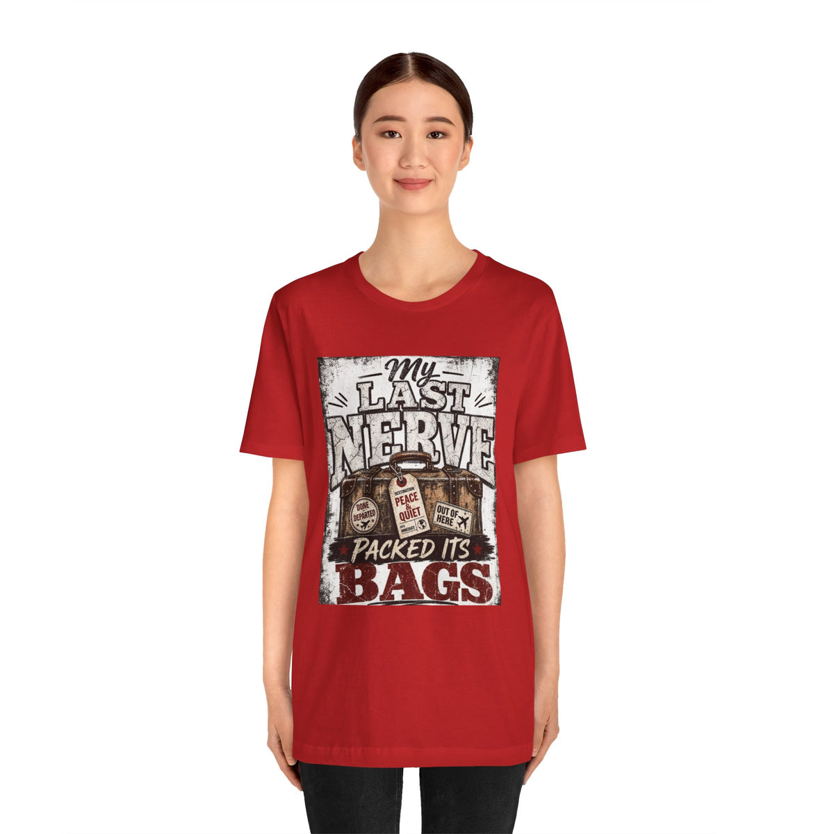 My last nerve packed it's bags T-shirt