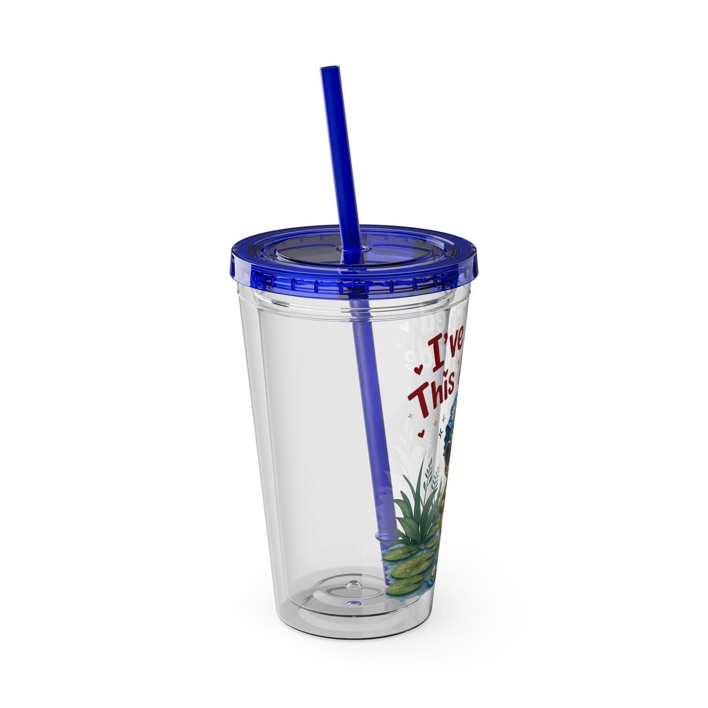 I've earned this attitude Clear Insulated Cup
