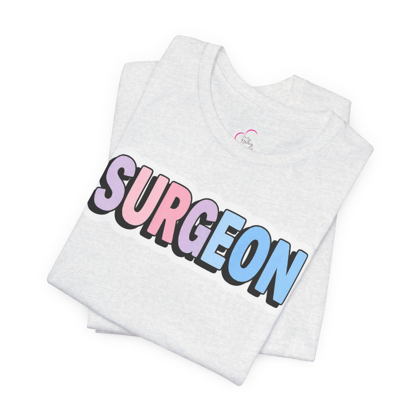 SURGEON faux sticker T-shirt