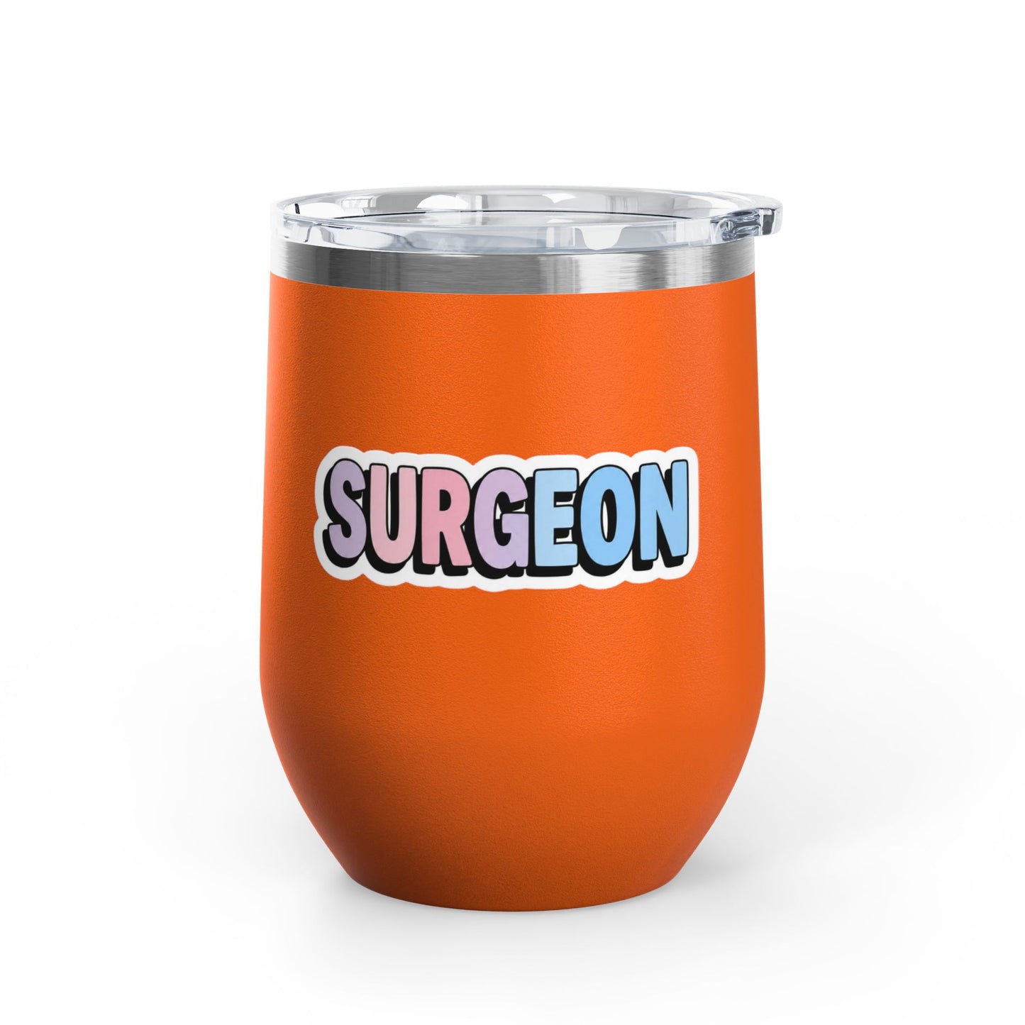 SURGEON faux sticker Tumbler