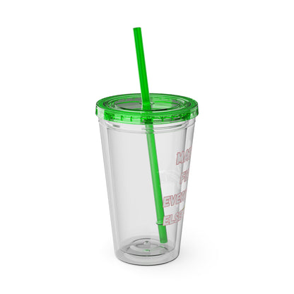 Matcha First Everything Else Later Clear Insulated Cup