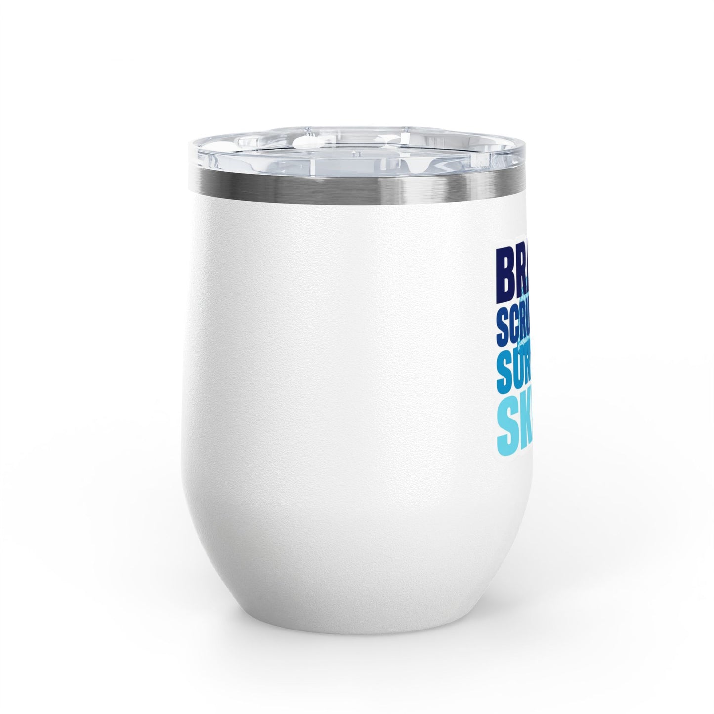 Brains, scrubs and surgical skills blue Tumbler