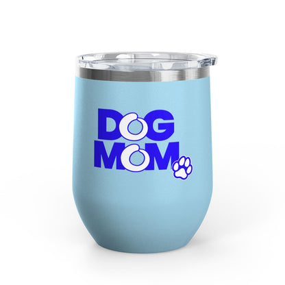 Dog mom blue Tumbler
