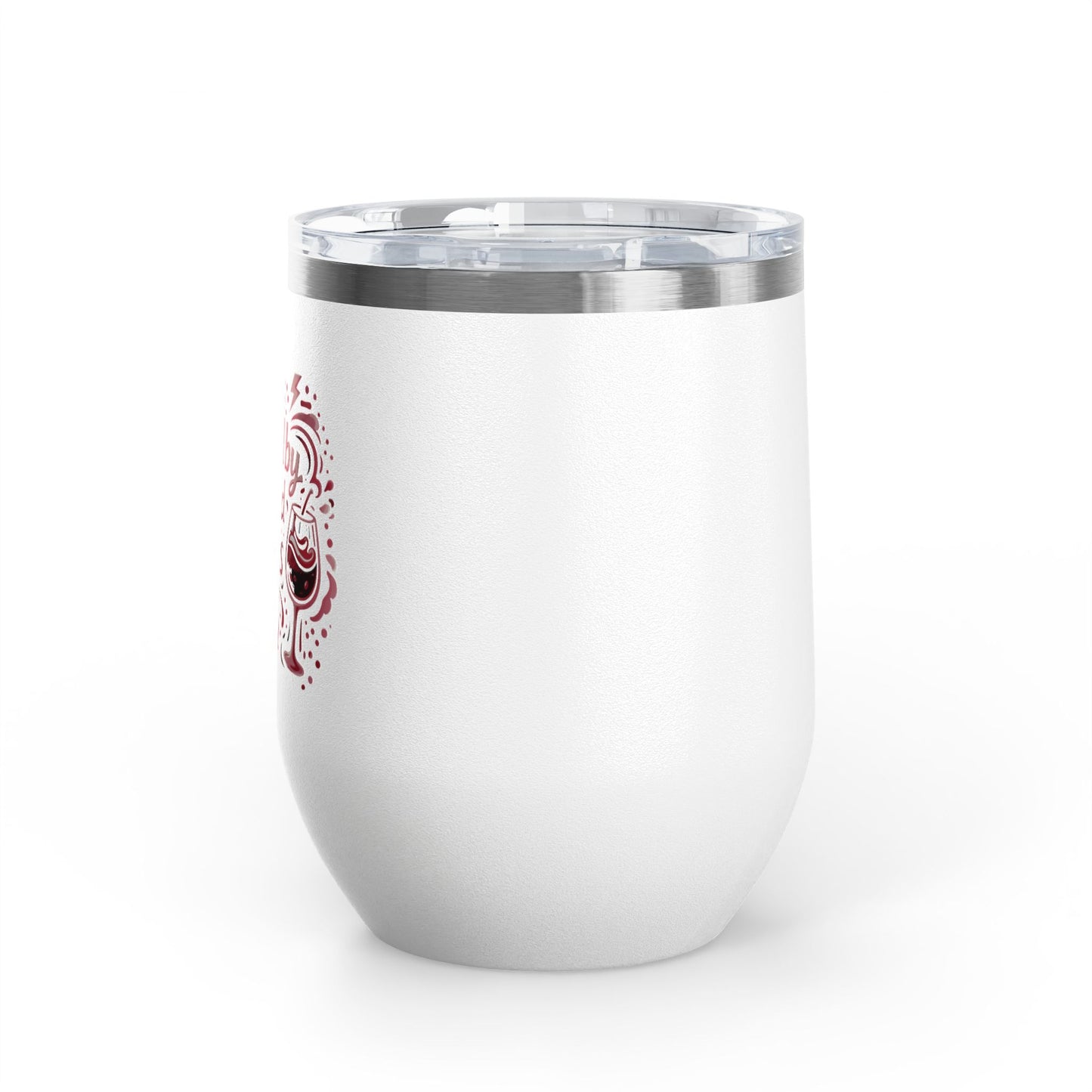 Powered by wine and bad decisions Wine Tumbler