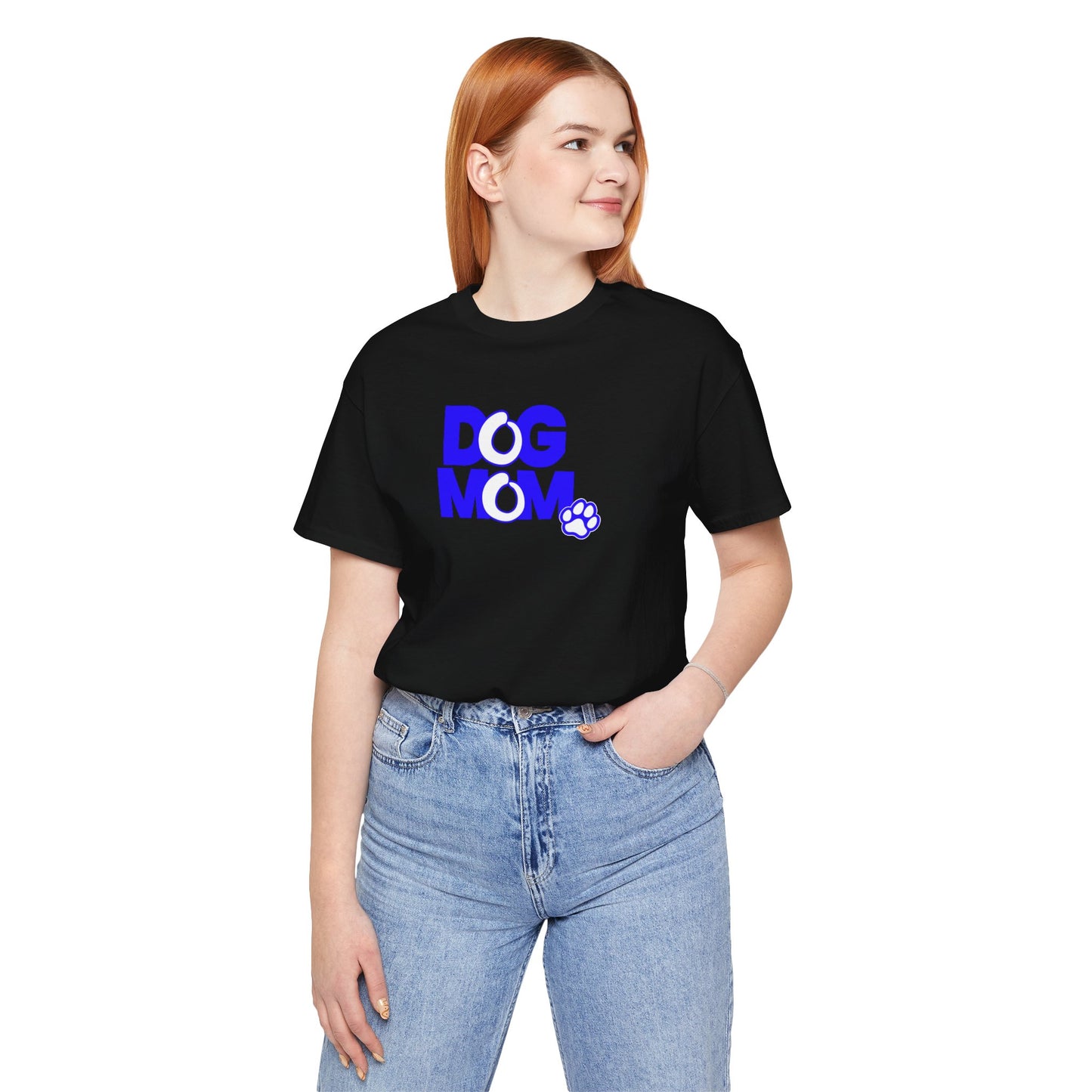 Dog mom blue T-shirt