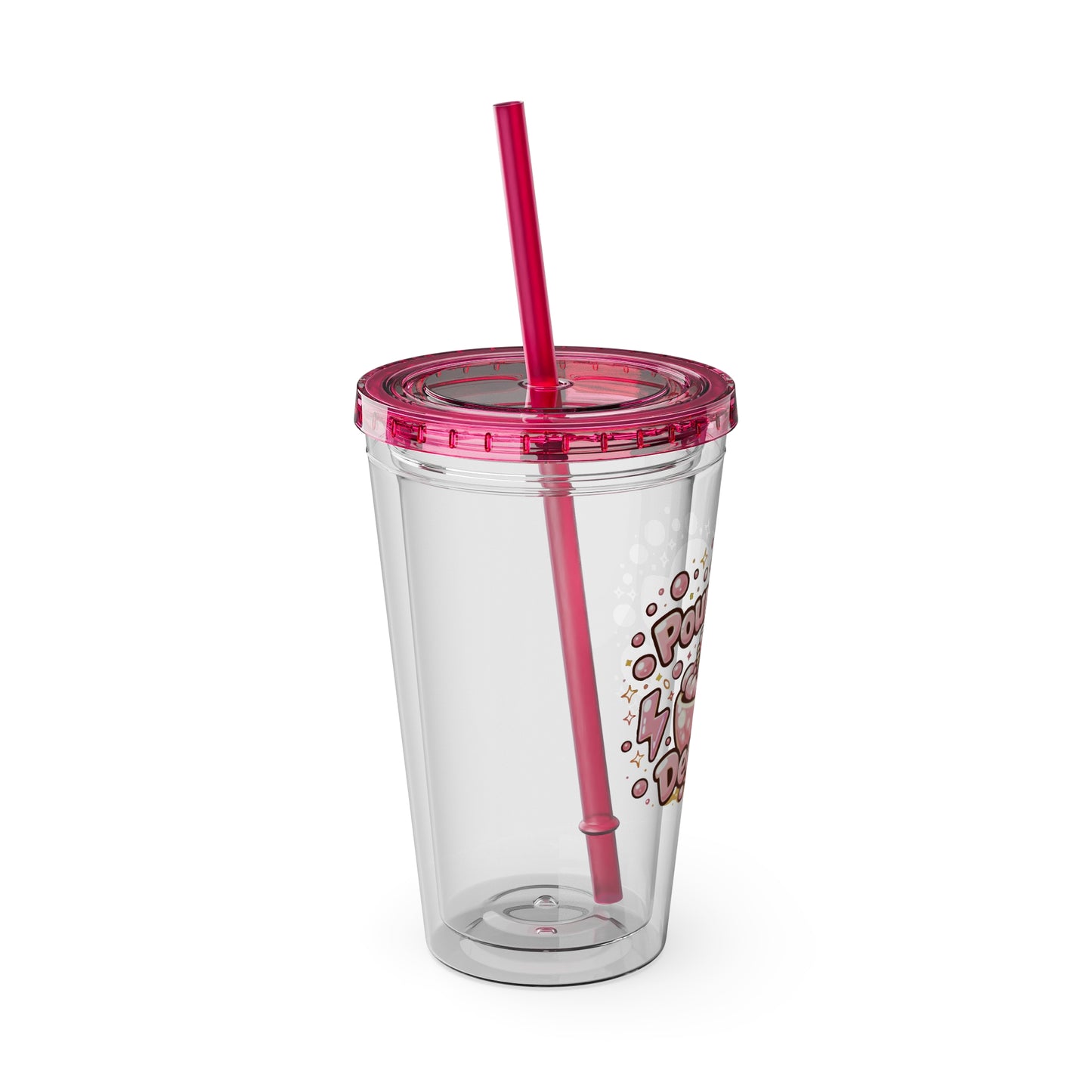 Pour decisions Clear Insulated Cup