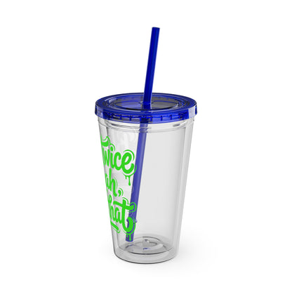 Blink twice yeah I did that Clear Insulated Cup