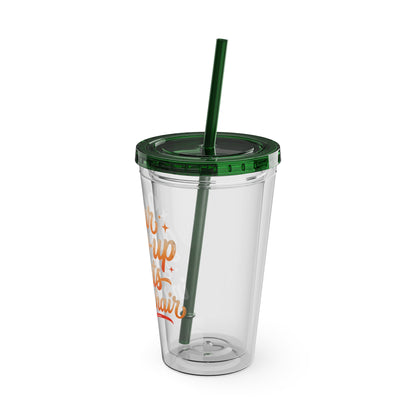 Your glow up starts in my chair Clear Insulated Cup