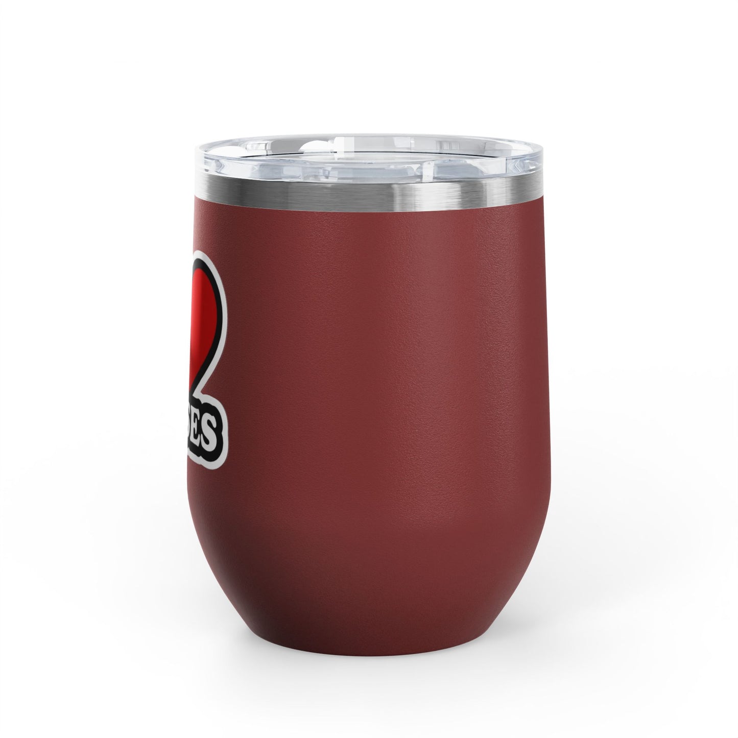 I love nurses faux sticker Tumbler