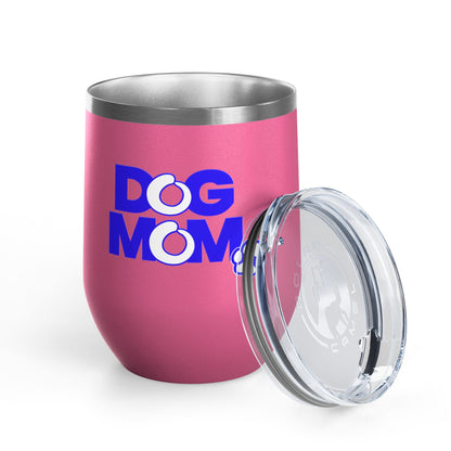 Dog mom blue Tumbler