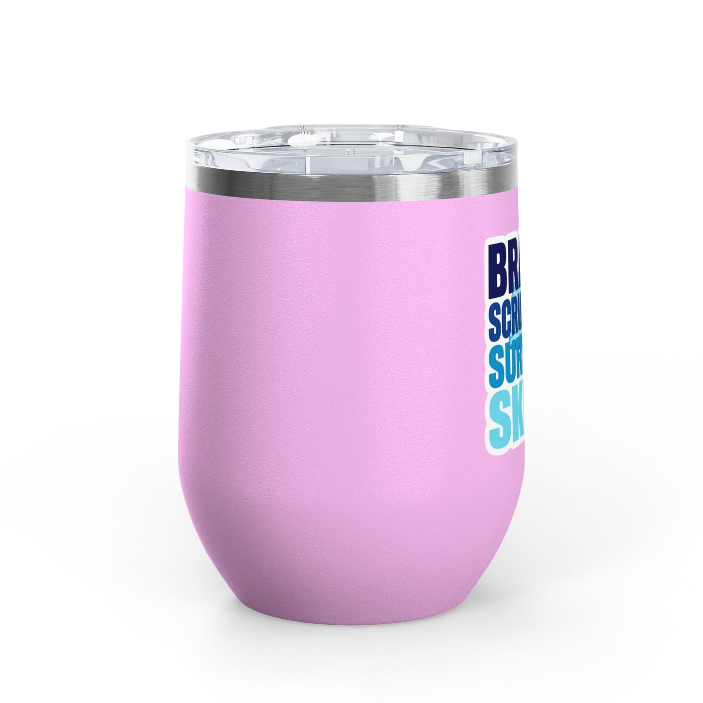 Brains, scrubs and surgical skills blue Tumbler