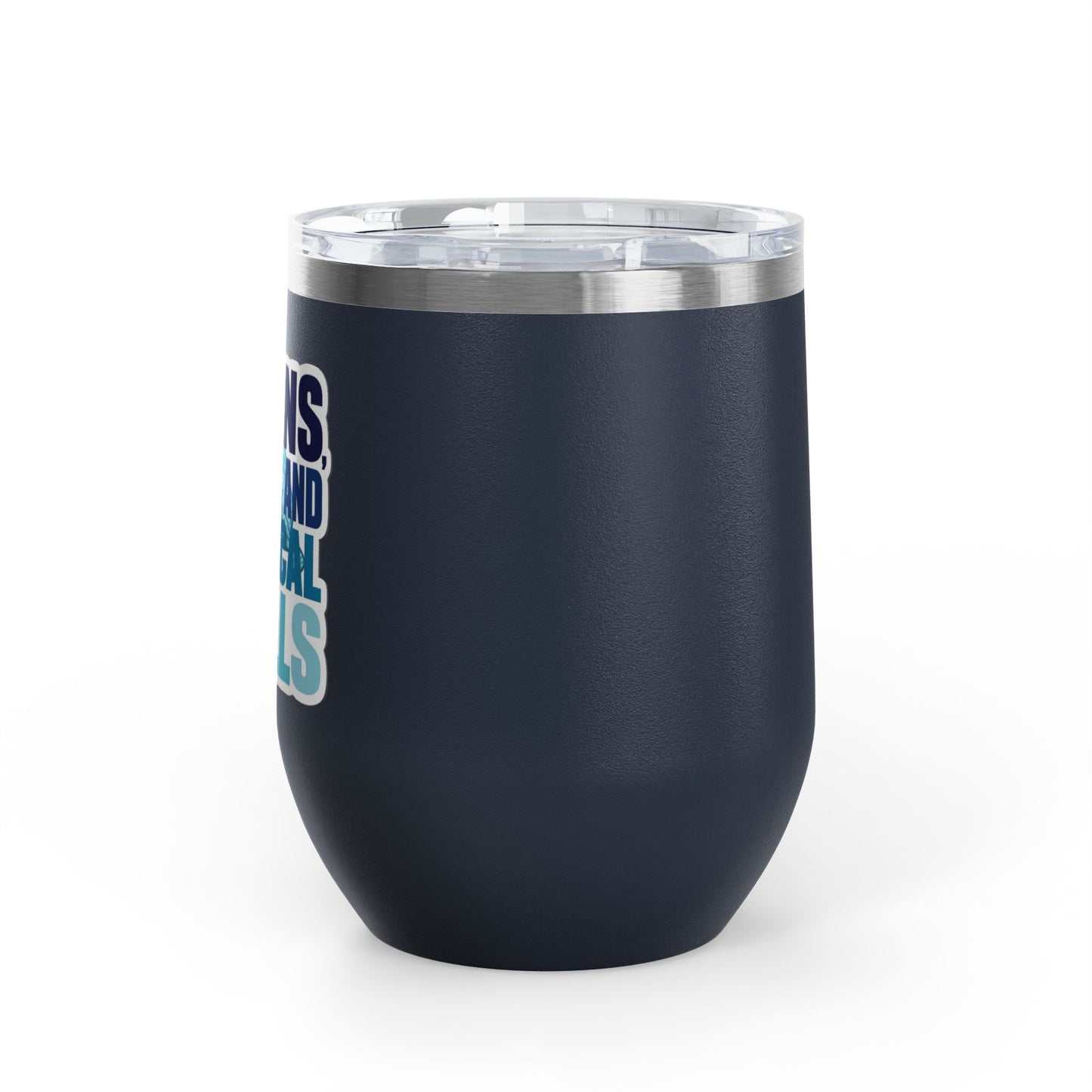 Brains, scrubs and surgical skills blue Tumbler