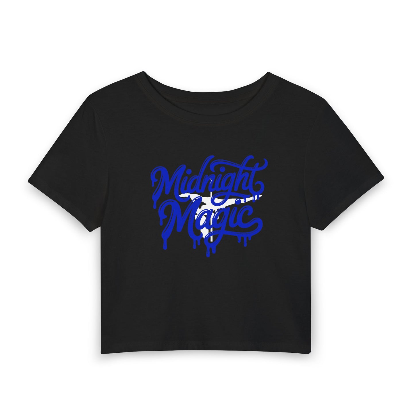 Midnight Magic Crop Tee
